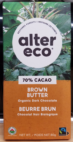 Alter Eco Bar - Brown Butter 70%